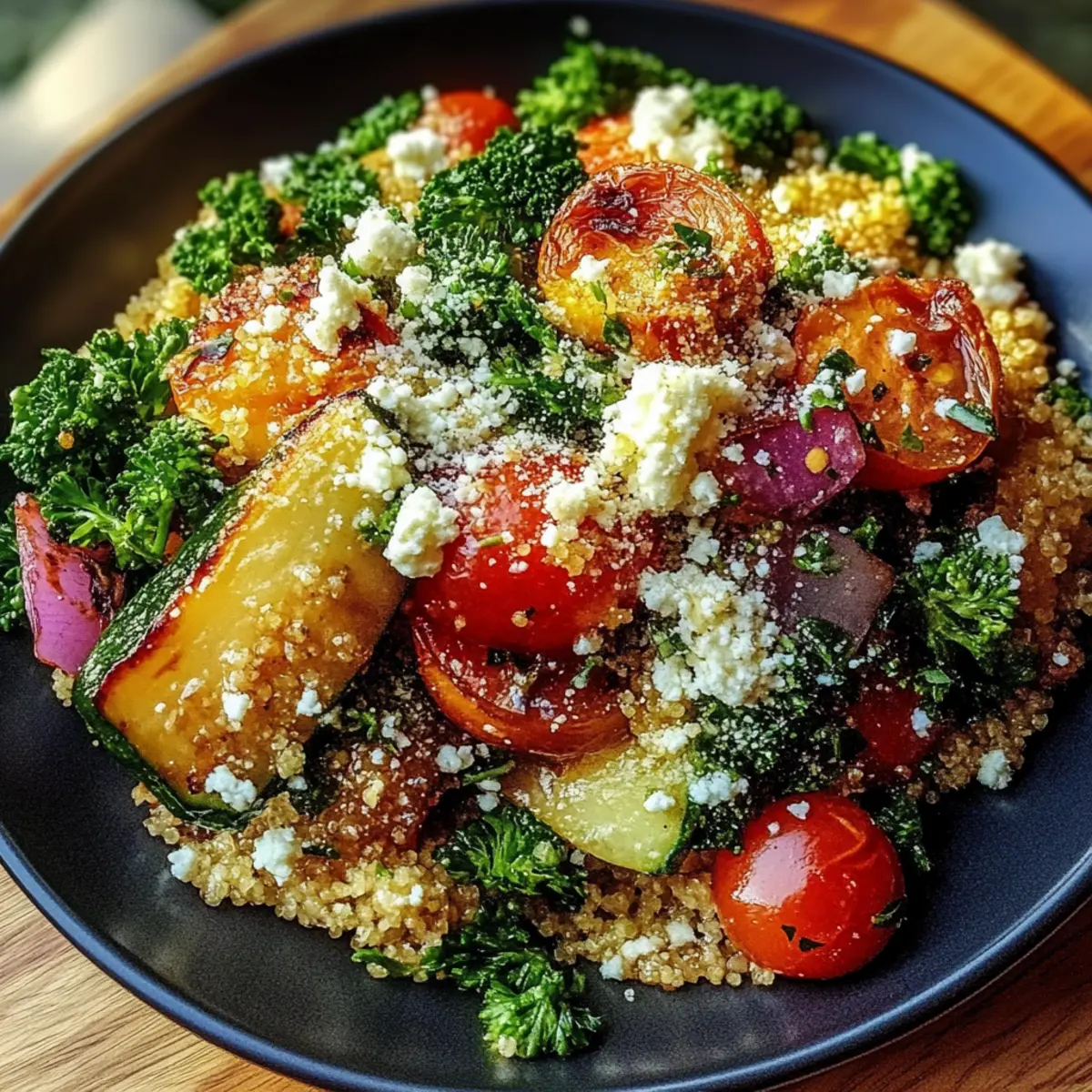 Zesty Quinoa and Kale Salad with Avocado Dressing