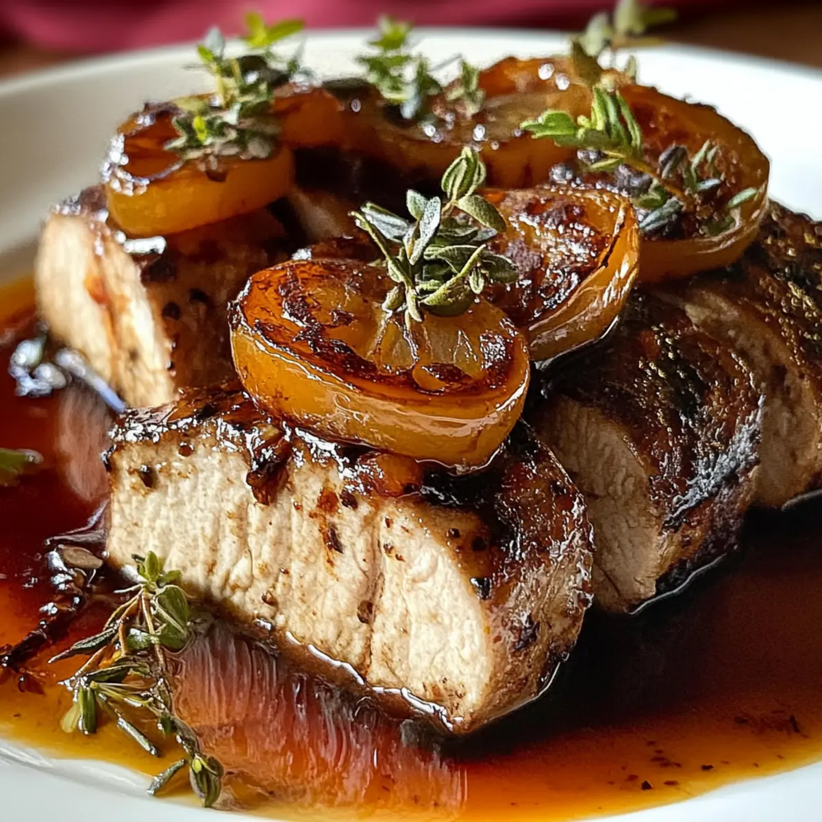 Applesauce Pork Tenderloin