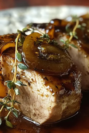 Applesauce Pork Tenderloin