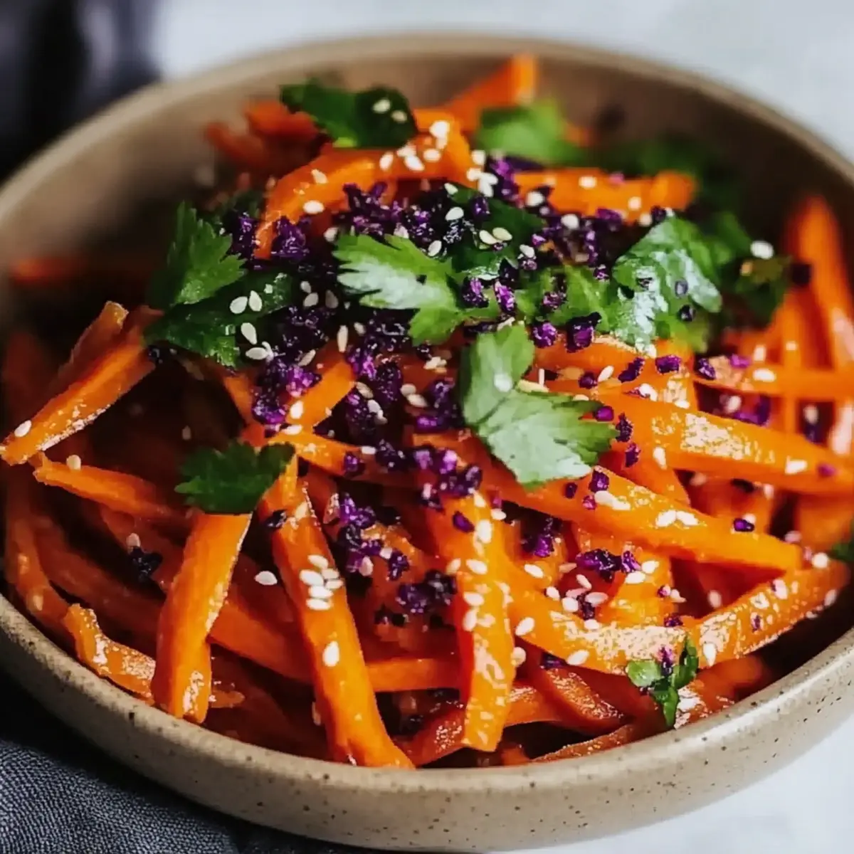 Asian Raw Carrot Salad
