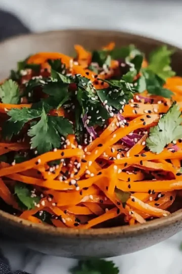 Asian Raw Carrot Salad