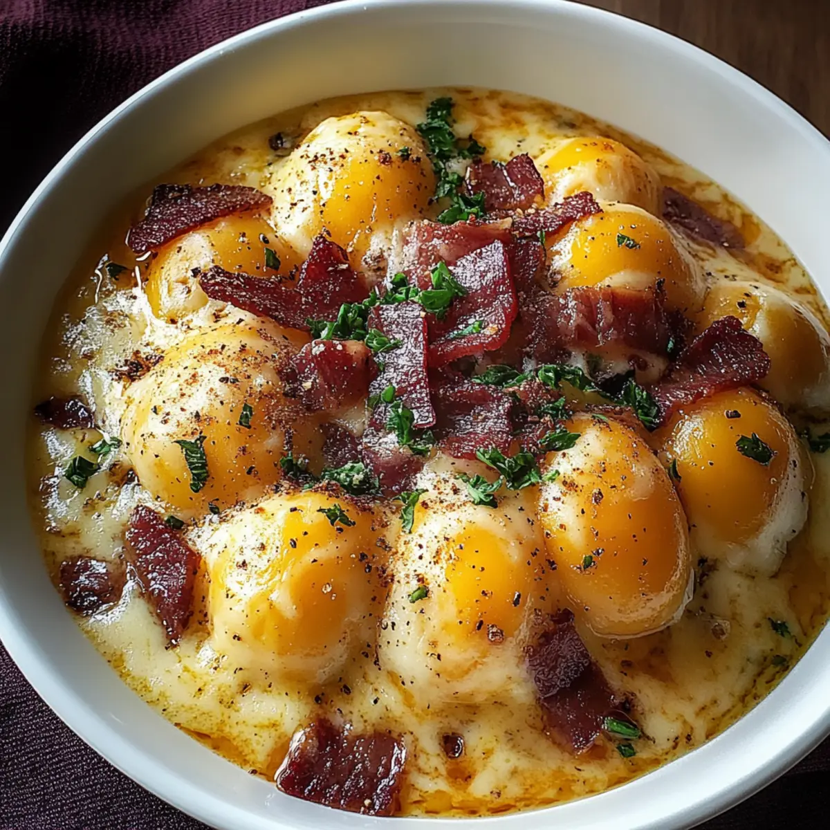 Bacon Cheddar Gnocchi Soup