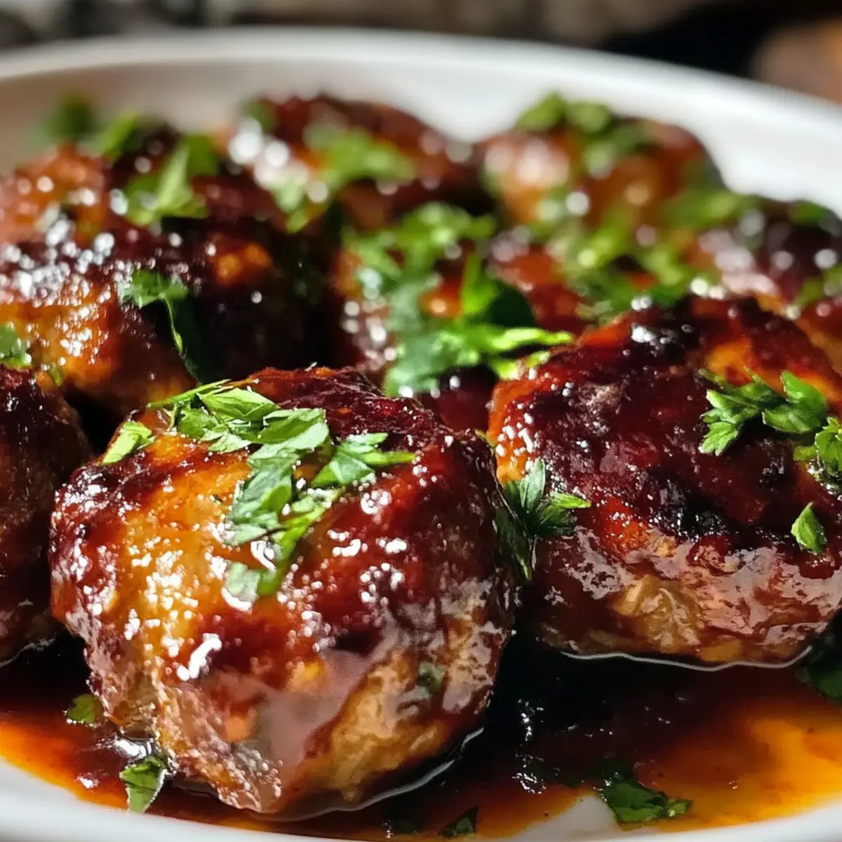 Baked Juicy Smoky Chipotle Meatballs