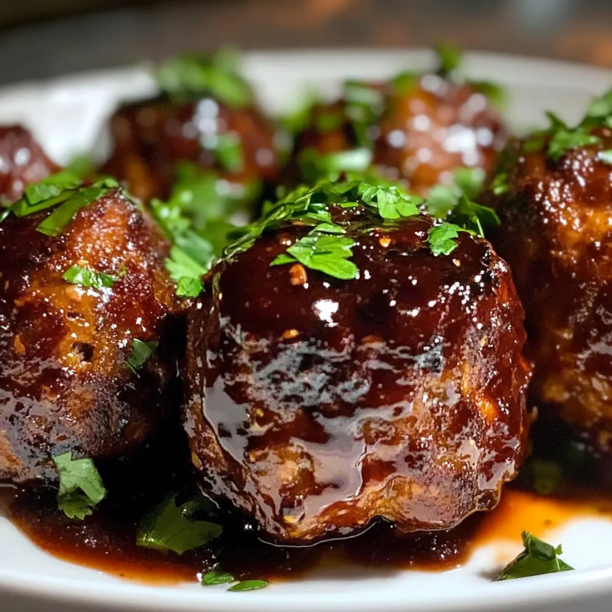Baked Juicy Smoky Chipotle Meatballs