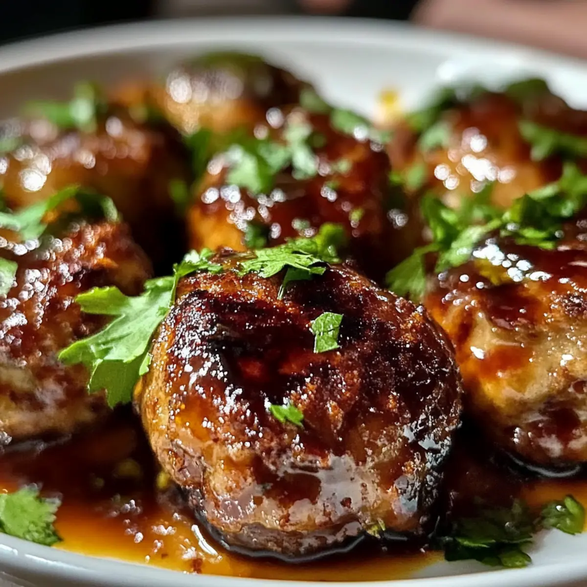 Baked Juicy Smoky Chipotle Meatballs