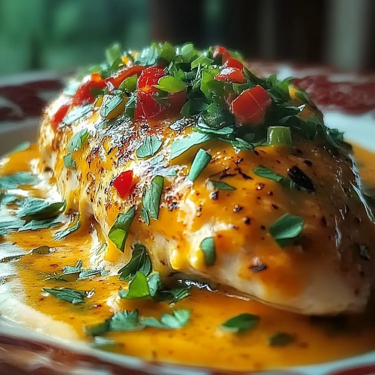 Baked Queso Chicken