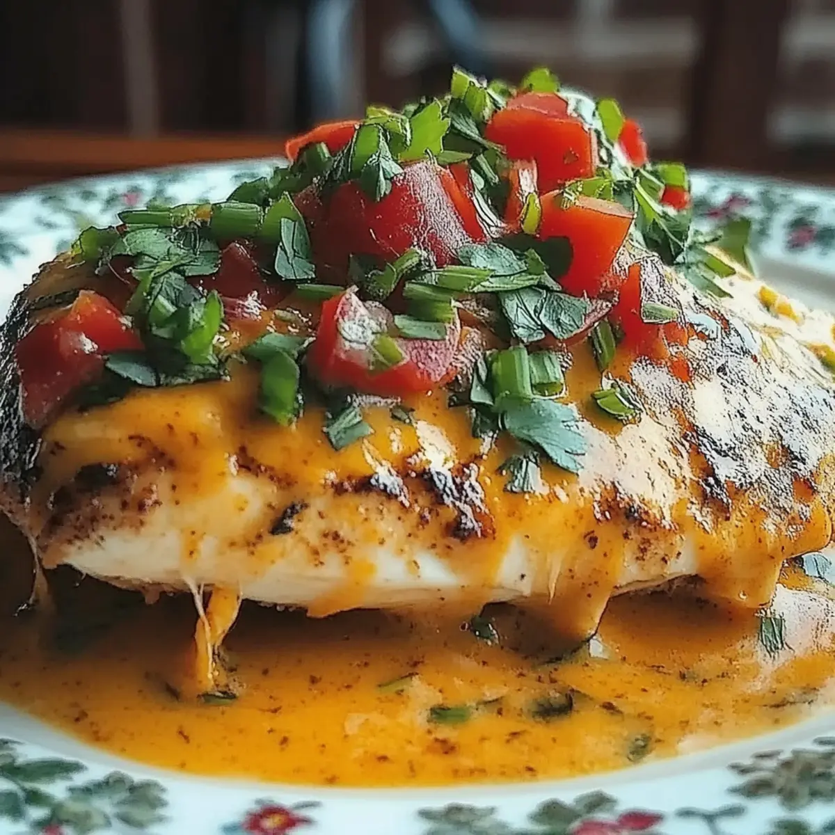 Baked Queso Chicken