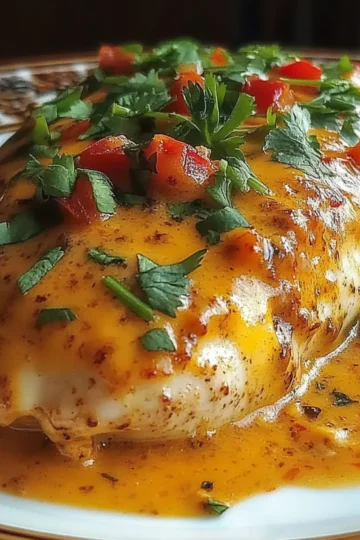 Baked Queso Chicken