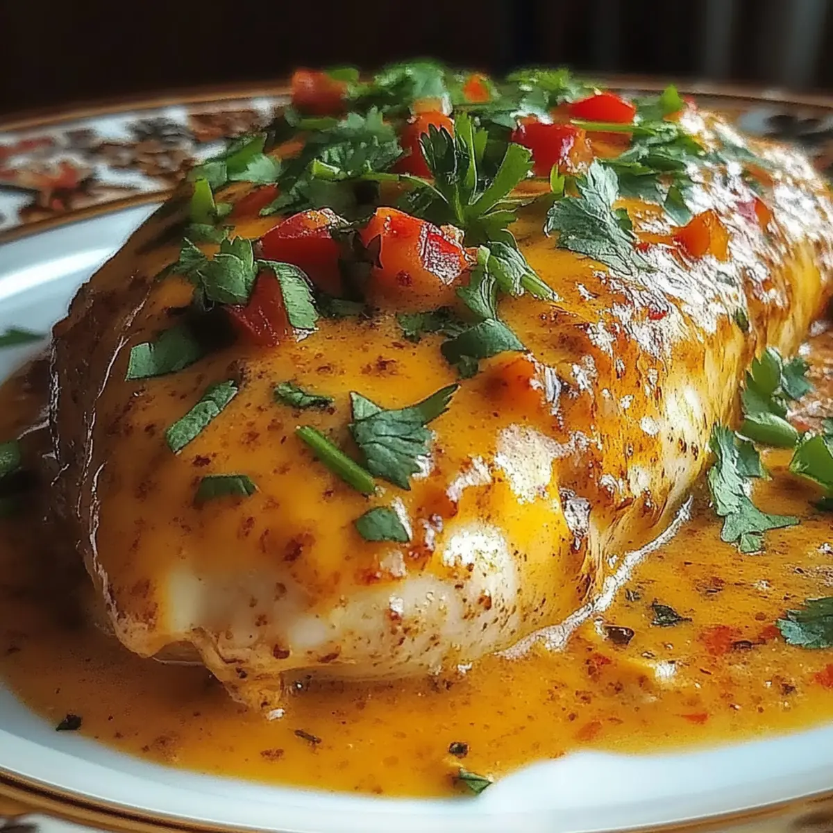 Baked Queso Chicken