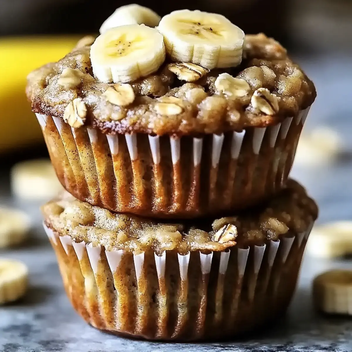 Banana Oatmeal Muffins
