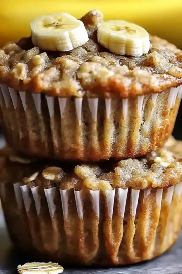Banana Oatmeal Muffins