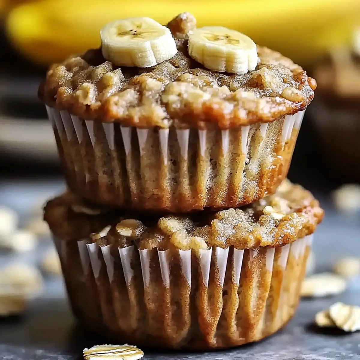 Banana Oatmeal Muffins