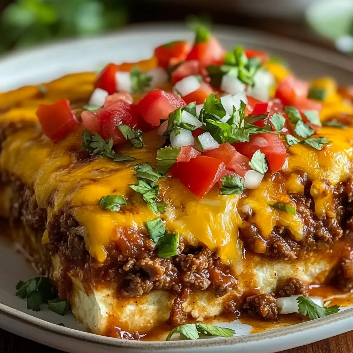 Beef Enchilada Casserole