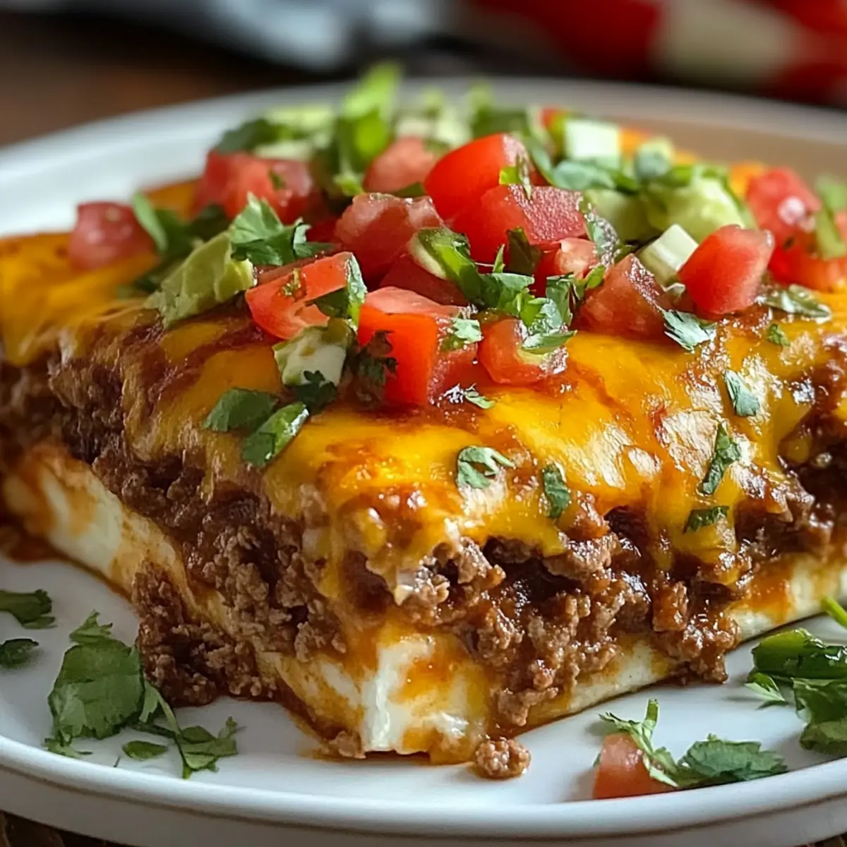 Beef Enchilada Casserole