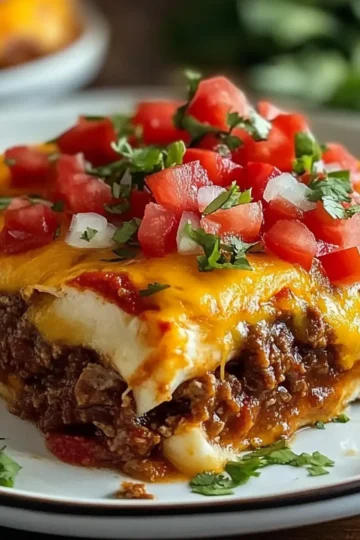 Beef Enchilada Casserole