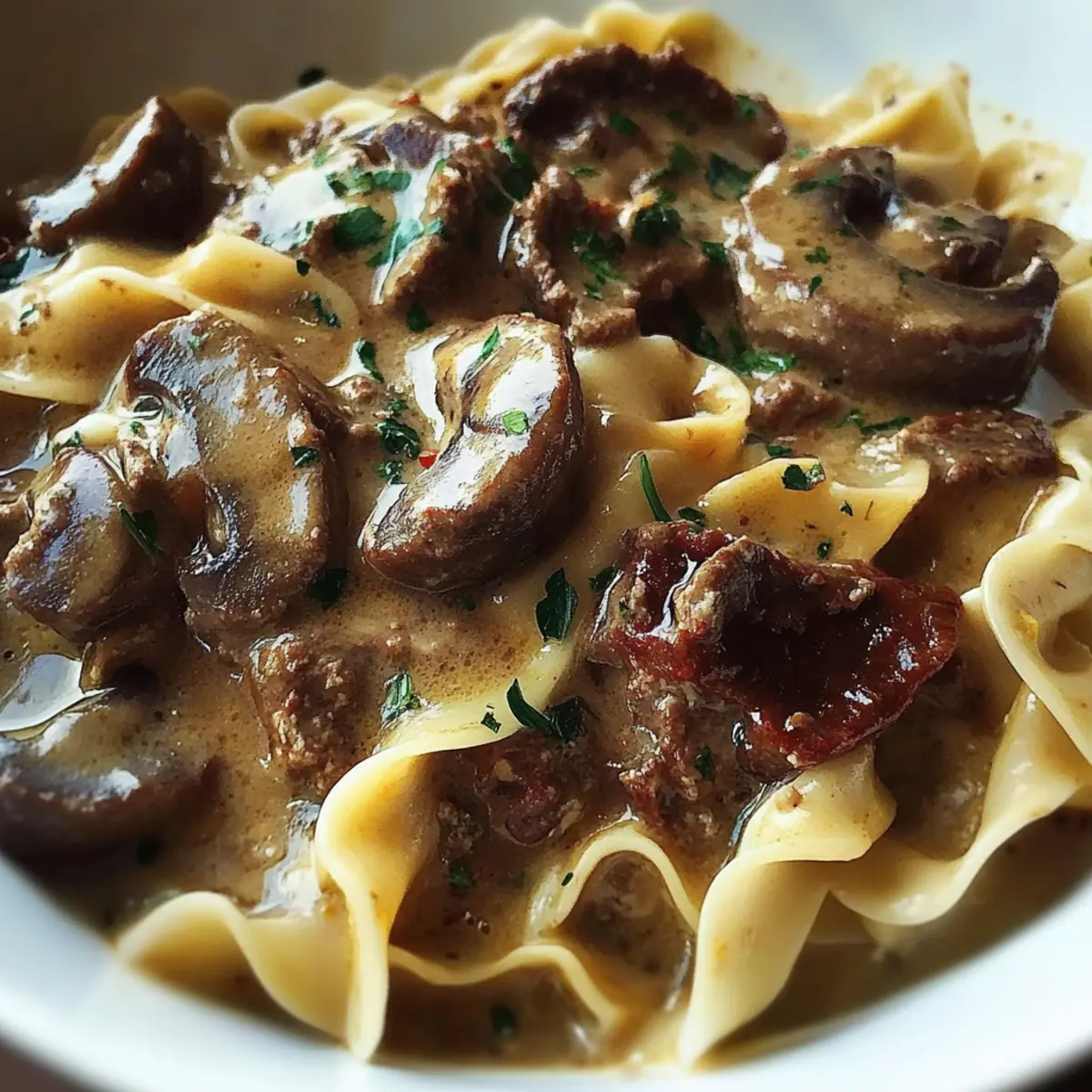 Beef Stroganoff