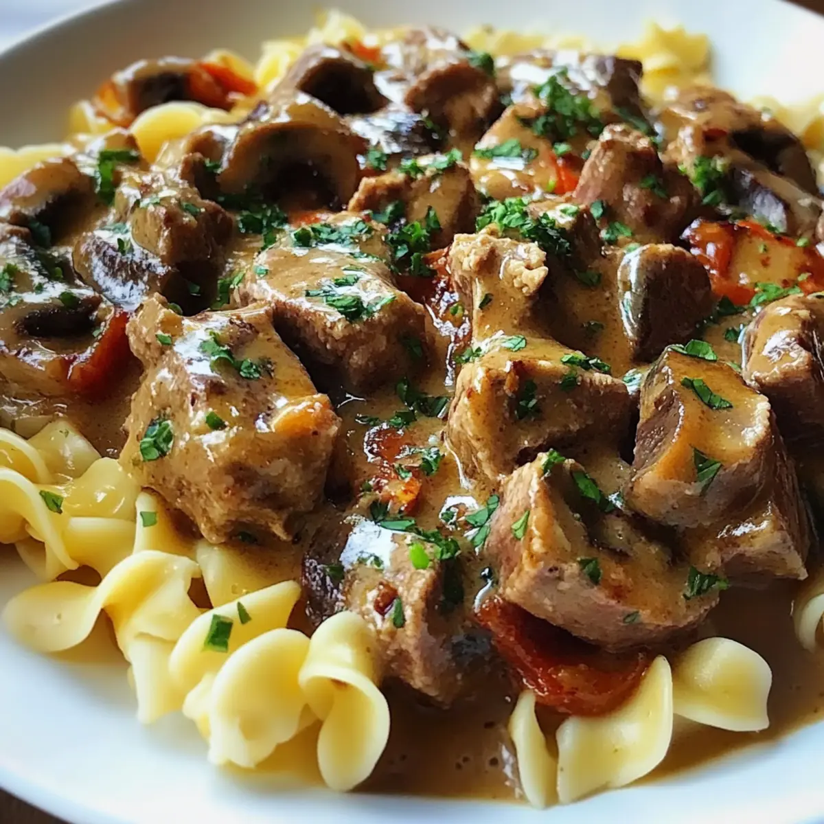 Beef Stroganoff