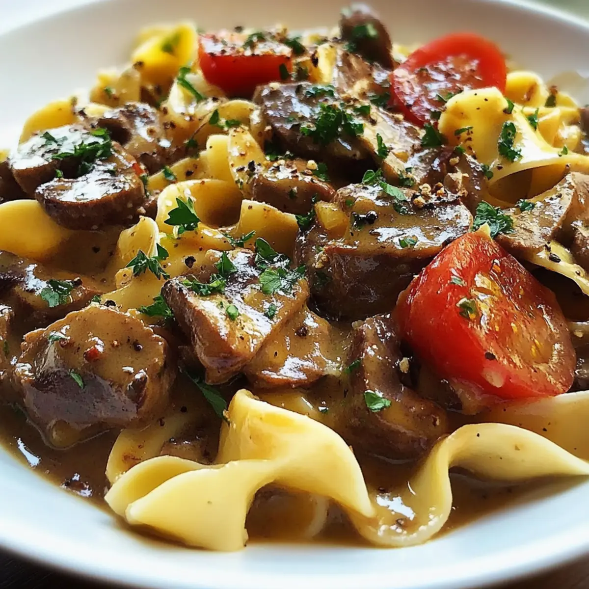 Beef Stroganoff