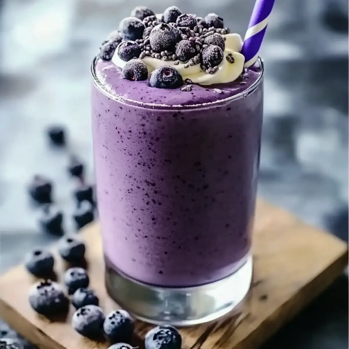 Blueberry Cheesecake Protein Smoothie