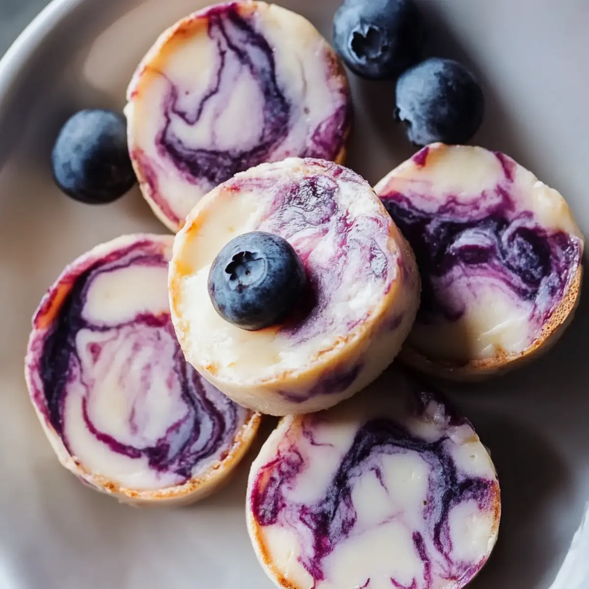 Blueberry Swirl Yogurt Bites
