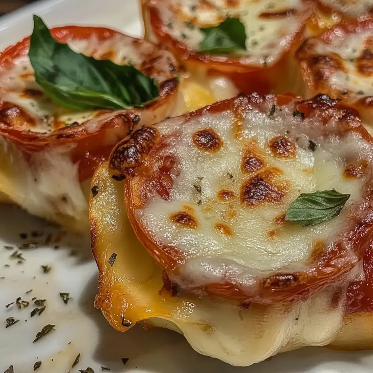 Cheesy Baked Italian Pizza Roses