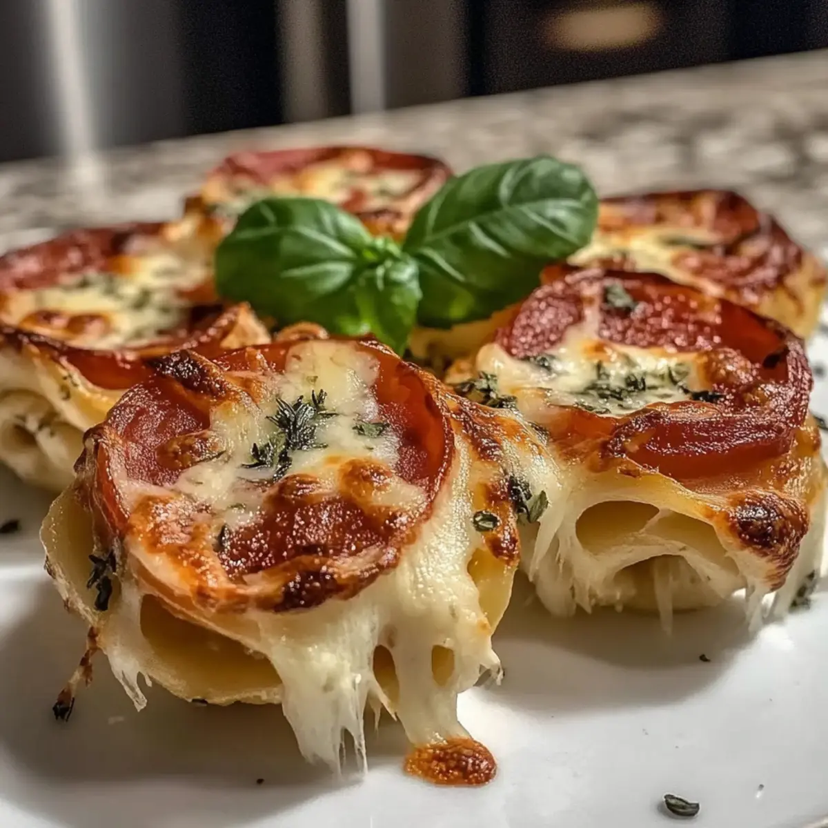 Cheesy Baked Italian Pizza Roses
