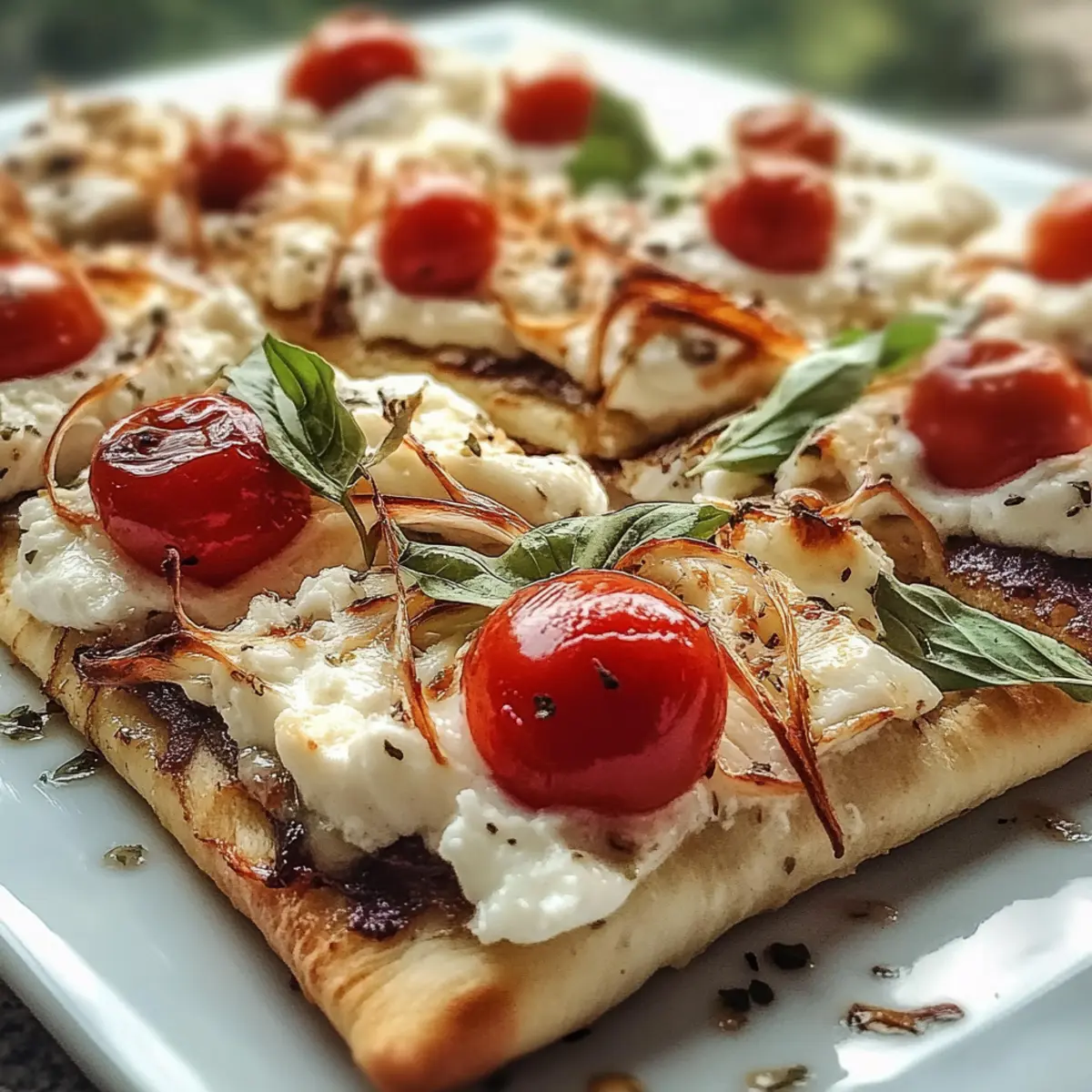 Chicken Caprese Flatbread