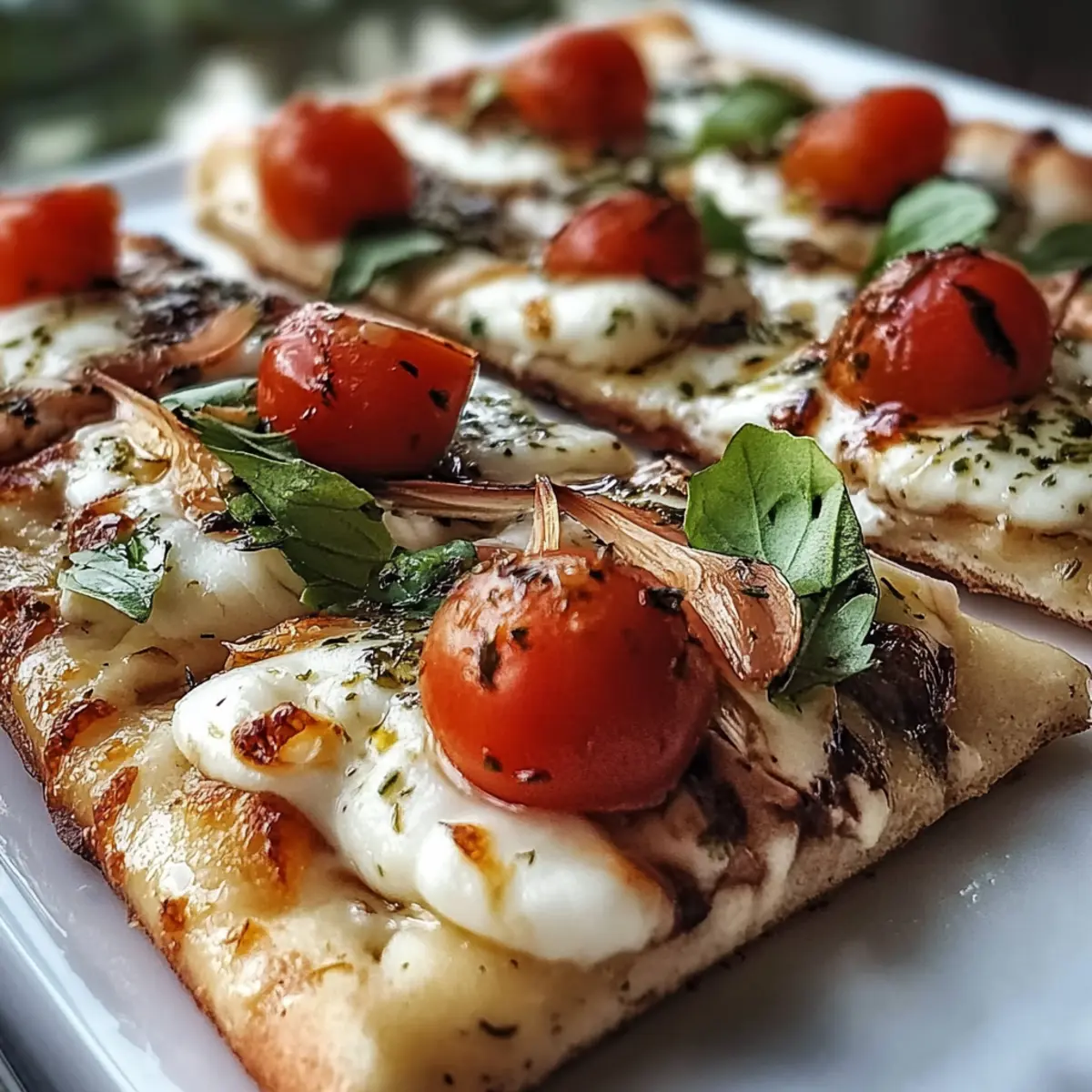 Chicken Caprese Flatbread