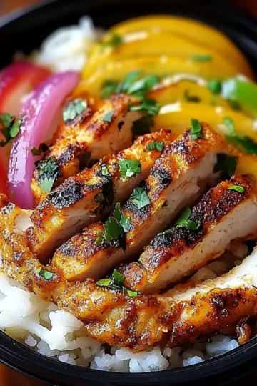 Chicken Fajita Meal Prep Bowls