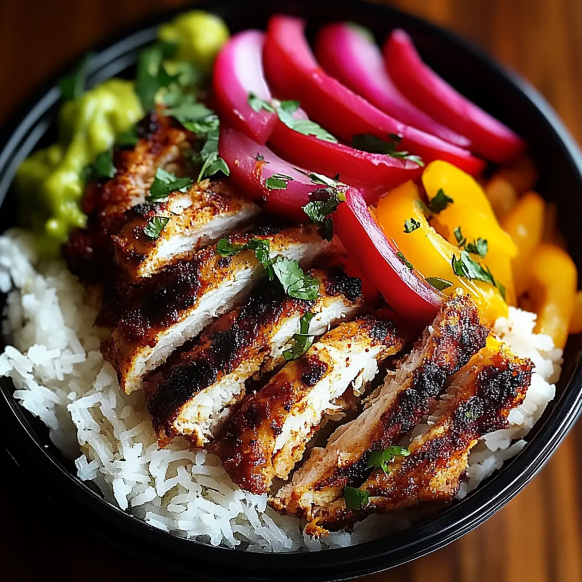 Chicken Fajita Meal Prep Bowls