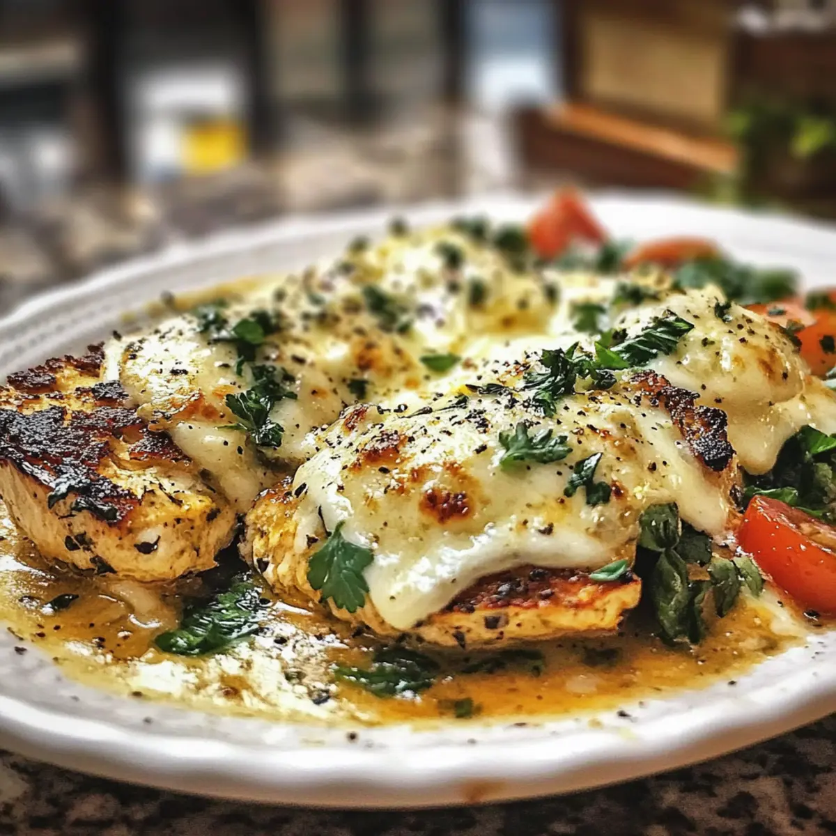 Chicken Spinach Mushroom Low Carb Oven Dish