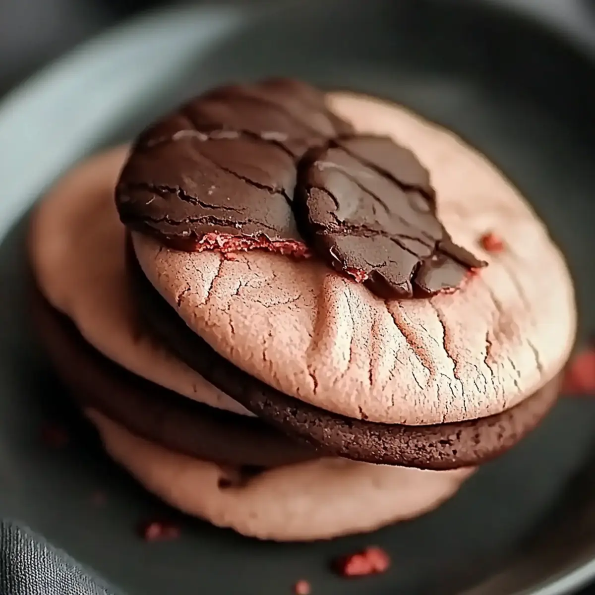 Chocolate Covered Strawberry Cookies