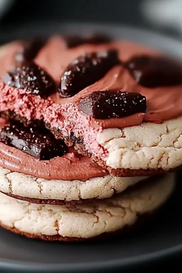 Chocolate Covered Strawberry Cookies