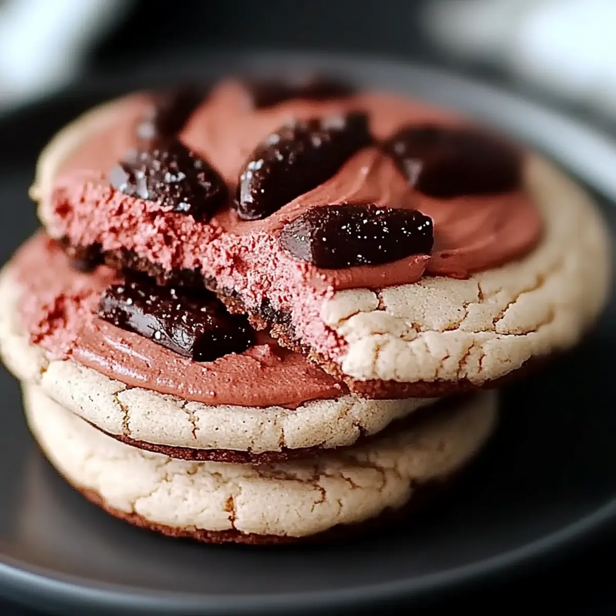 Chocolate Covered Strawberry Cookies
