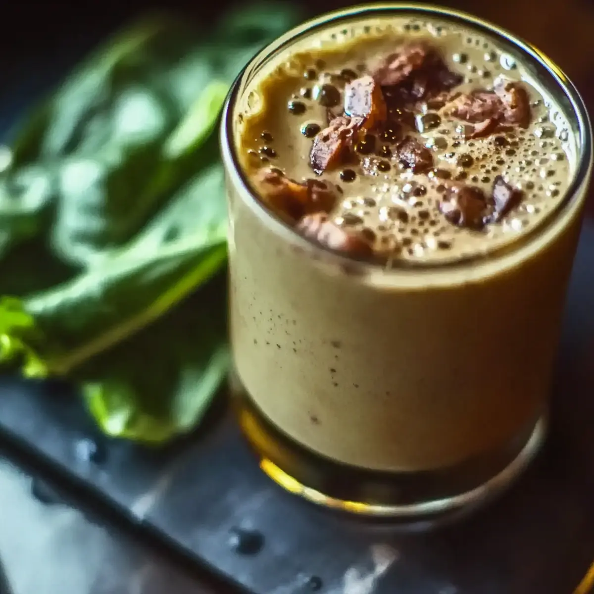 Chocolate Spinach Smoothie