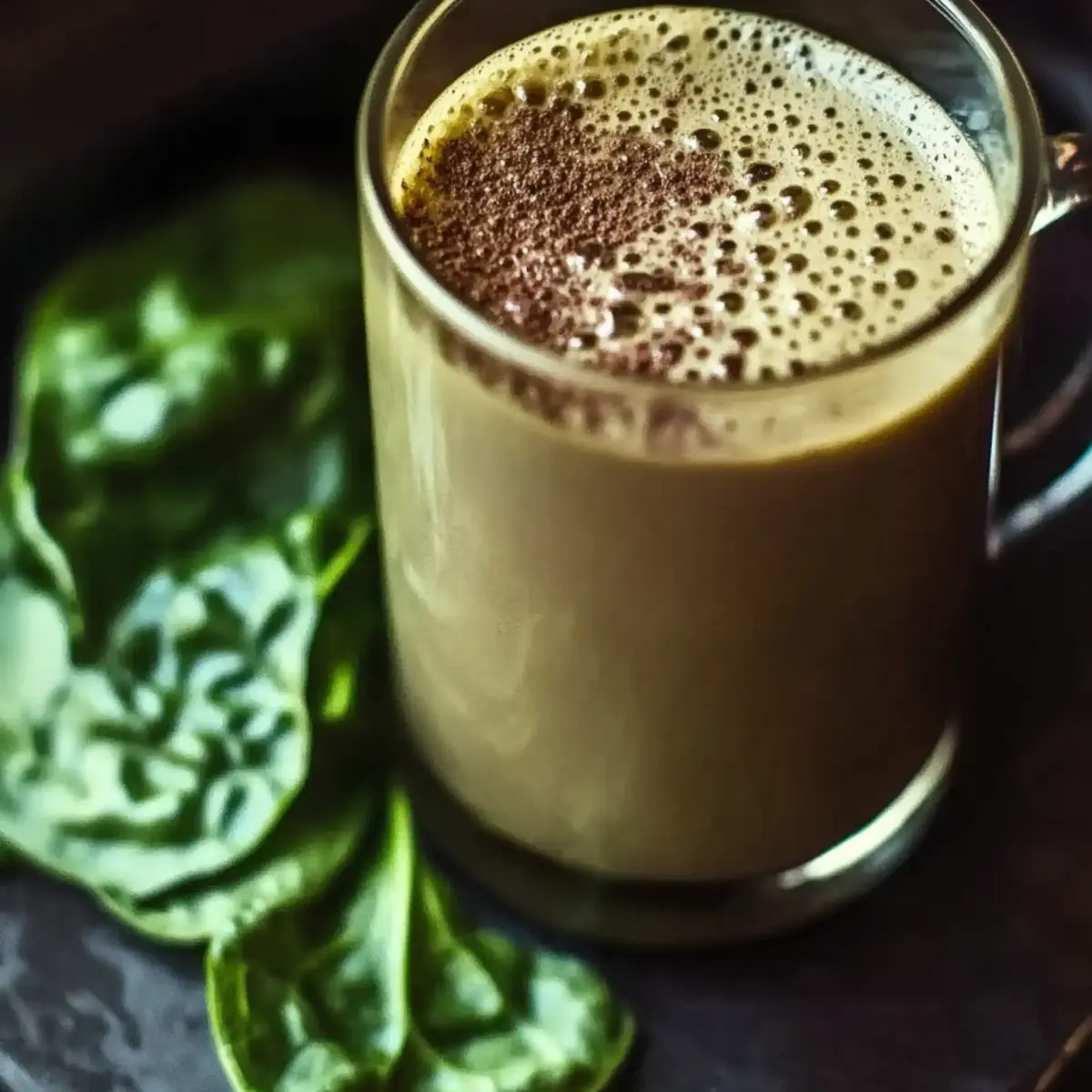 Chocolate Spinach Smoothie