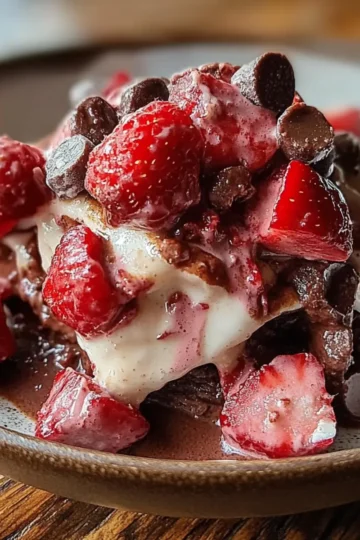Chocolate Strawberry Greek Yogurt Clusters