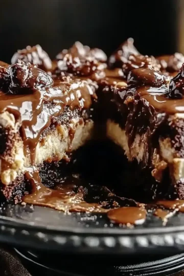 Chocolate Turtle Cake