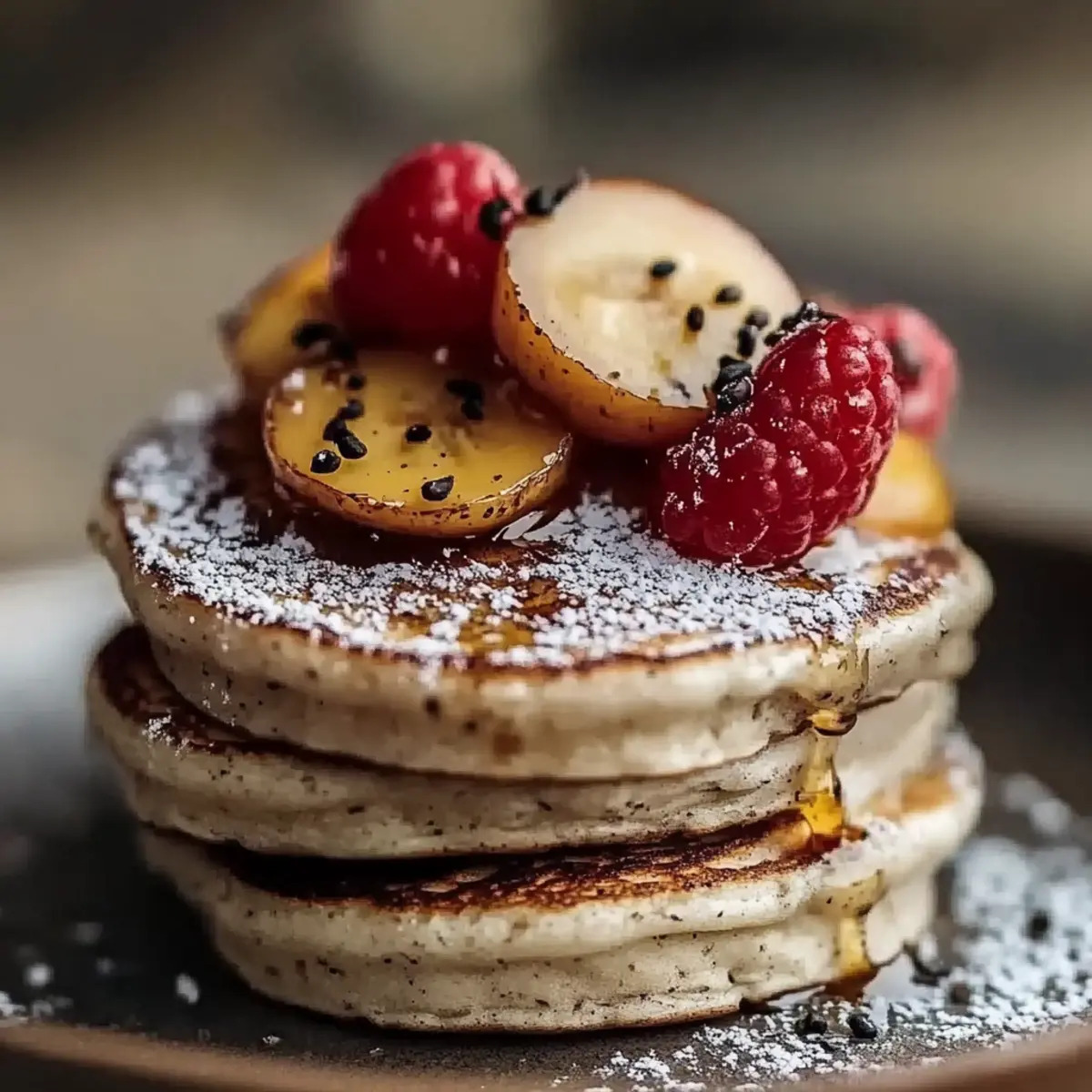 Cottage Cheese Banana Oat Protein Pancake Bites