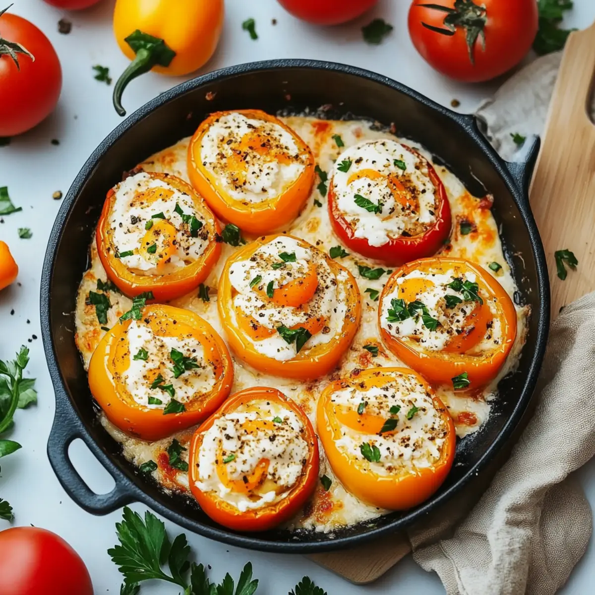 Cream Cheese Stuffed Mini Peppers