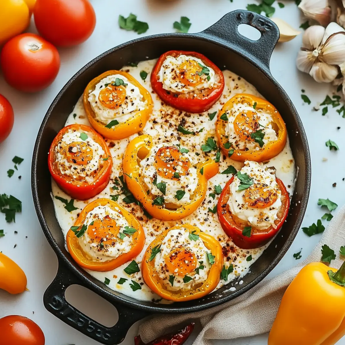 Cream Cheese Stuffed Mini Peppers