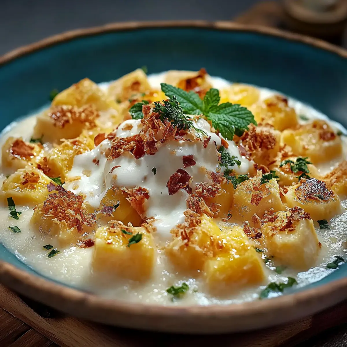 Creamy Frozen Tropical Pins Colada