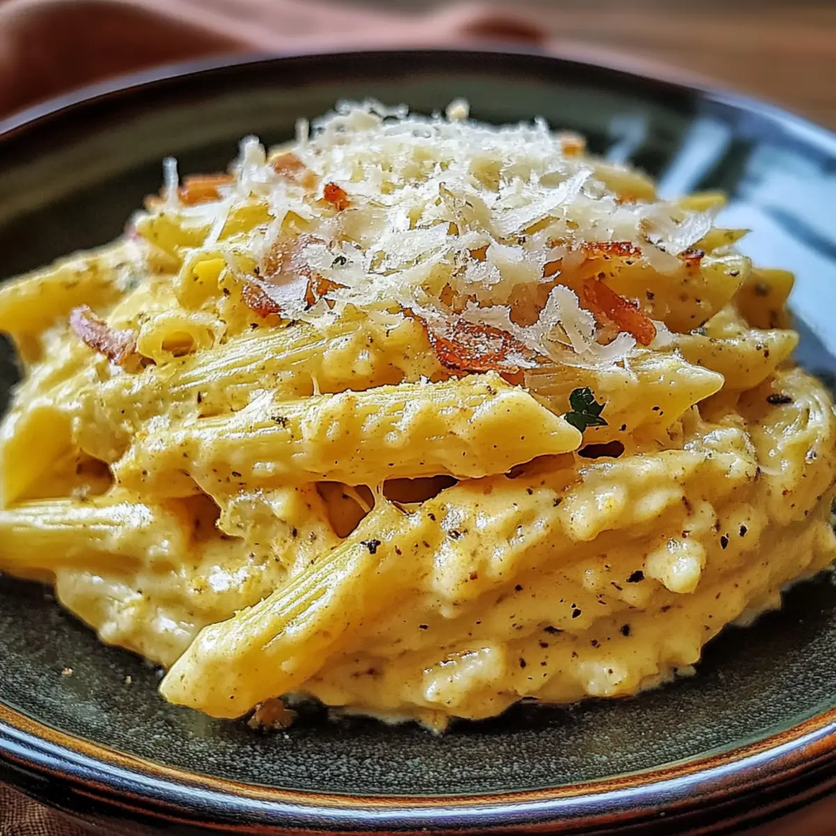 Creamy Italian Three-Cheese Pasta