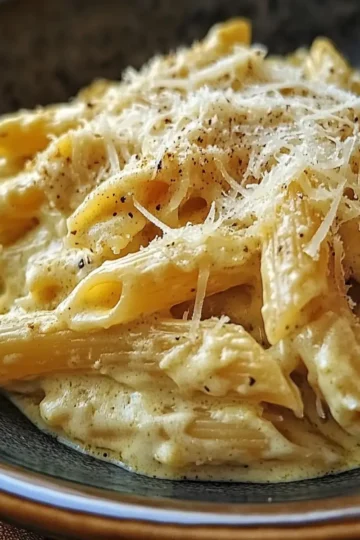 Creamy Italian Three-Cheese Pasta