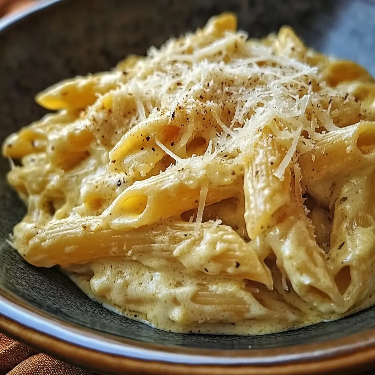 Creamy Italian Three-Cheese Pasta