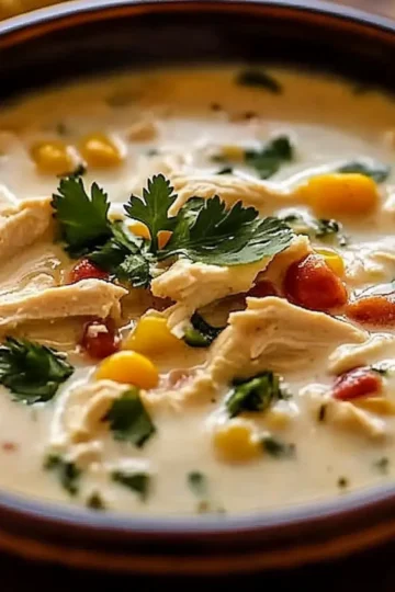 Creamy Southwestern White Chicken Chili