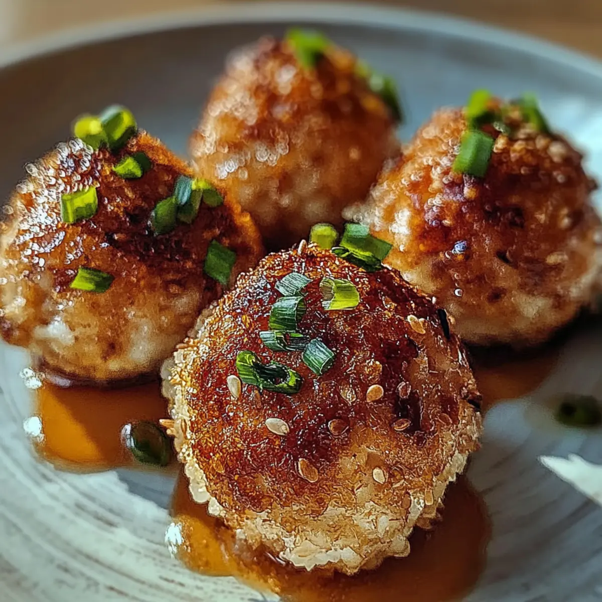 Crispy Air-Fried Tofu Balls
