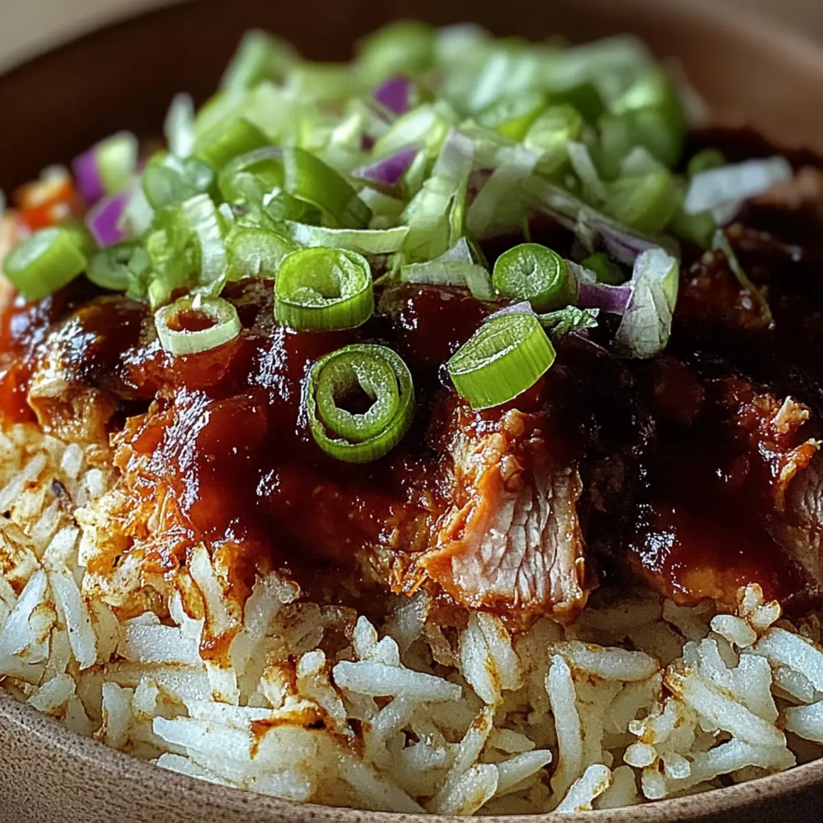 Crockpot Pulled Pork Bowls