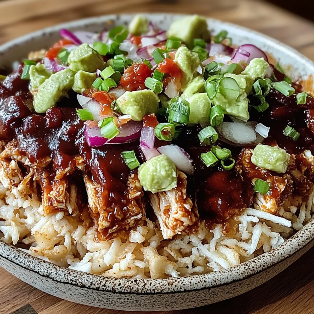 Crockpot Pulled Pork Bowls