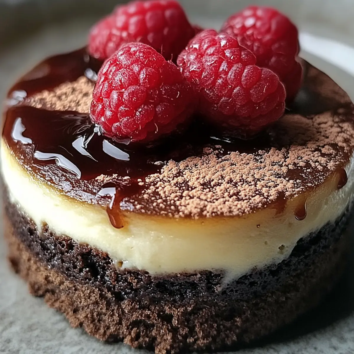 Decadent Dark Chocolate Raspberry Cheesecake
